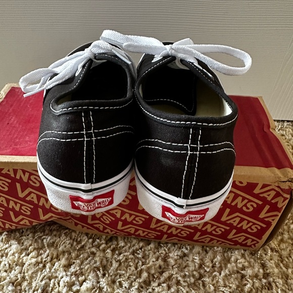 ✨Vans Off the Wall skater shoes black womens size 7 - Picture 6 of 8